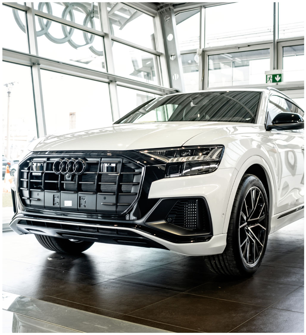 Audi with car window tint installed in Union Park