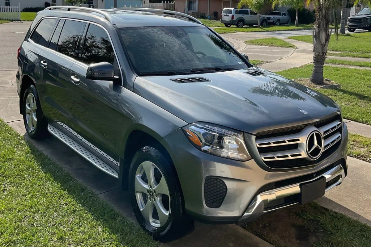 Mercedes SUV showing a glossy paint protection film finish.